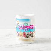 Het is zomertijd porselein kop (Voorkant)