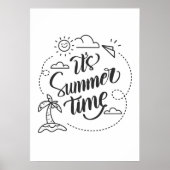 Het is zomertijd poster (Voorkant)
