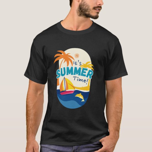 Het is zomertijd t-shirt (Voorkant)