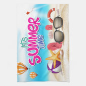 Het is zomertijd theedoek (Verticaal)