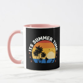 Het is zomertijd Tropisch Sunset Design Mok