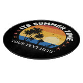 Het is zomertijd Tropisch Sunset Design Snijplank (Hoek)