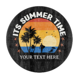 Het is zomertijd Tropisch Sunset Design Snijplank