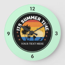 Het is zomertijd Tropisch Sunset-ontwerp