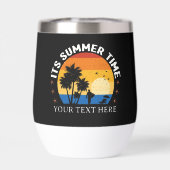 Het is zomertijd Tropisch zonsondergang ontwerp (Achterkant)