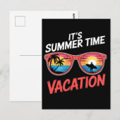 Het is zomervakantie sfeer briefkaart (Voorkant / Achterkant)