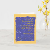 Het is zo'n geheime plek, het land van tranen kaart (Gele Bloem)