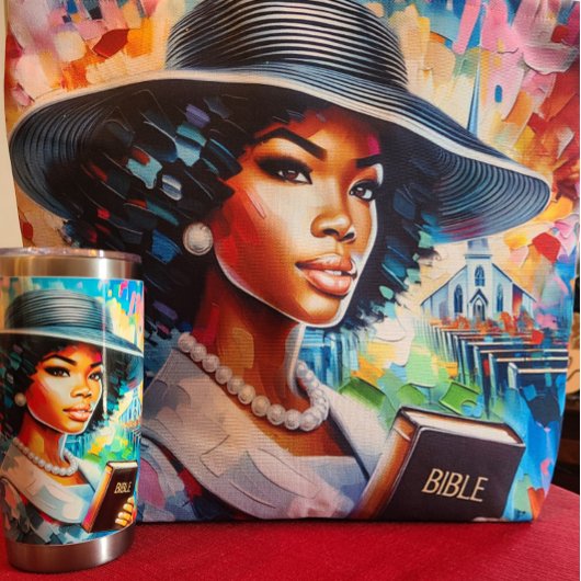 Het is zondag en klaar voor de kerk tote bag