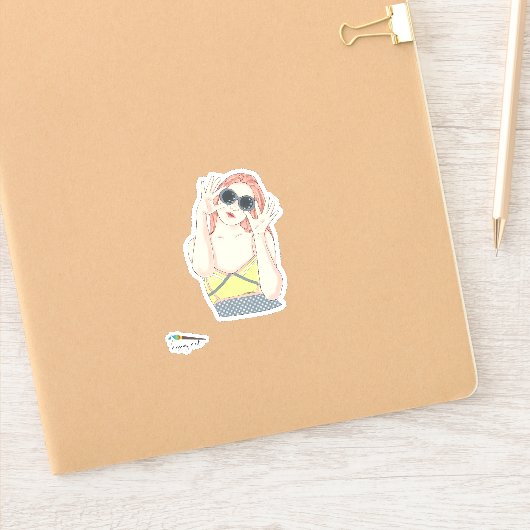 Het is zonnig buiten sticker (Notitieboek)