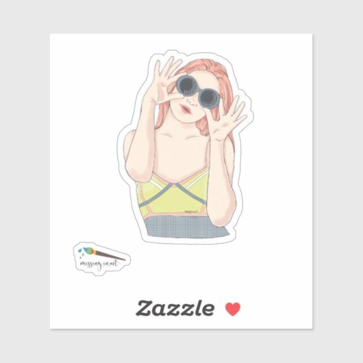 Het is zonnig buiten sticker (Vel)