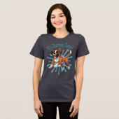 Het is Zoomie Tijd Boxer Tri-Blend Shirt (Voorkant volledig)
