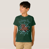 Het is Zoomie Tijd Chocolade Labrador T-shirt (Voorkant volledig)