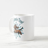 Het is Zoomie Tijd Dachshund Koffiemok (Voorkant links)