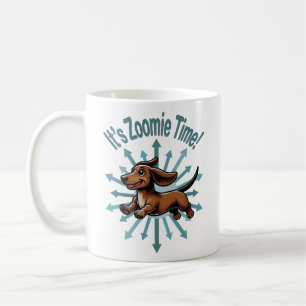 Het is Zoomie Tijd Dachshund Koffiemok