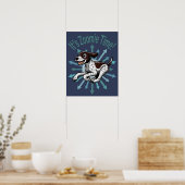 Het is Zoomie Tijd Duitse Staande Hond Poster (Keuken)