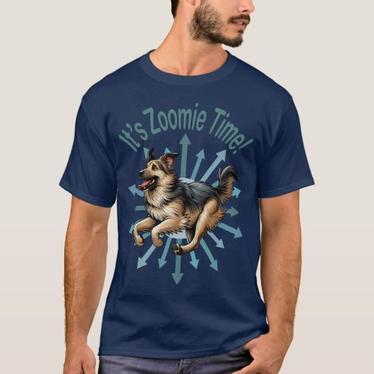 Het is Zoomie Tijd Grote Mopperpot T-shirt (Voorkant)