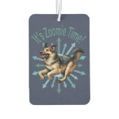 Het is Zoomie Tijd Grote Mutt Luchtverfrisser (Achterkant)