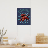 Het is Zoomie Tijd Ierse Setter Poster (Keuken)