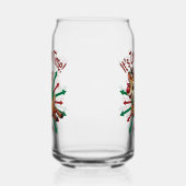 Het is zoomie tijd! kerstrendier blikvorm glas (Links)