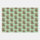 Het is zoomie tijd! kerstrendier inpakpapier vel (Voorkant)