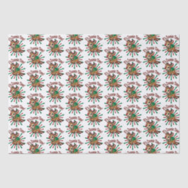 Het is zoomie tijd! kerstrendier tissuepapier