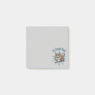 Het is Zoomie Tijd Maine Coon Kat Post-it® Notes