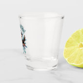 Het is Zoomie Tijd Mutt Shot Glas (Rechts)