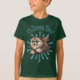 Het is Zoomie Tijd Perzische Kat T-shirt