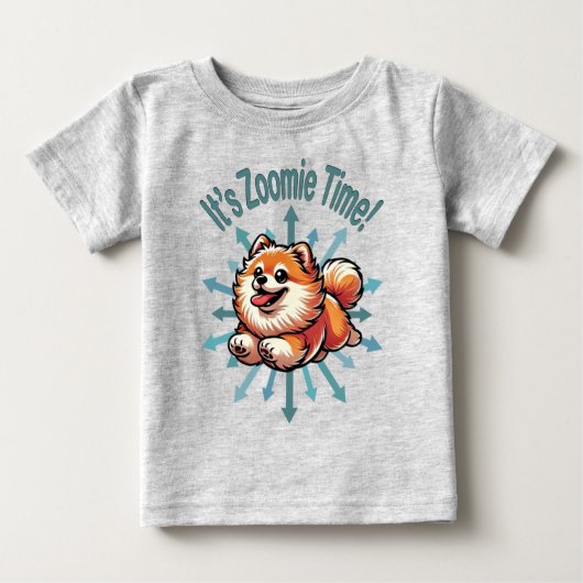 Het is Zoomie Tijd Pomeranian (Voorkant)