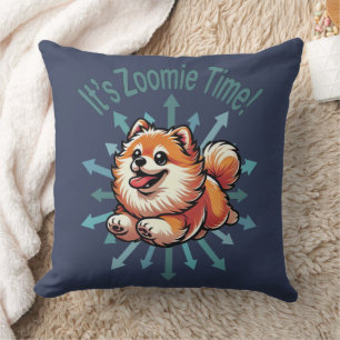 Het is Zoomie Tijd Pomeranian Kussen