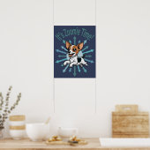 Het is Zoomie Tijd Rat Terrier Poster (Keuken)