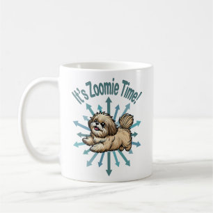 Het is Zoomie Tijd Shih Tzu Koffiemok