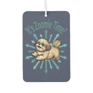 Het is Zoomie Tijd Shih Tzu Luchtverfrisser