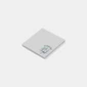 Het is Zoomie Tijd Witte Kat Post-it® Notes (Schuin)