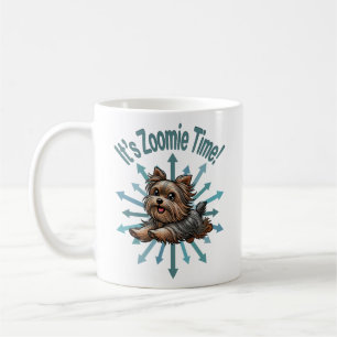 Het is Zoomie Tijd Yorkshire Terrier Koffiemok