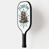 Het is Zoomie Tijd Yorkshire Terrier Pickleball Paddle (Links)