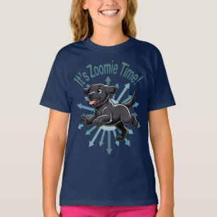 Het is Zoomie Tijd Zwarte Labrador T-shirt