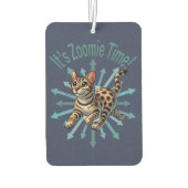 Het is Zoomie Time Bengaals Cat Luchtverfrisser (Achterkant)