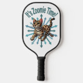 Het is Zoomie Time Bengaals Cat Pickleball Paddle (Achterkant)