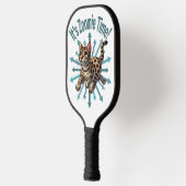 Het is Zoomie Time Bengaals Cat Pickleball Paddle (Links)