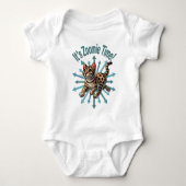 Het is Zoomie Time Bengaals Cat Romper (Voorkant)