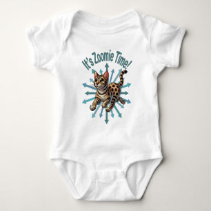 Het is Zoomie Time Bengaals Cat Romper