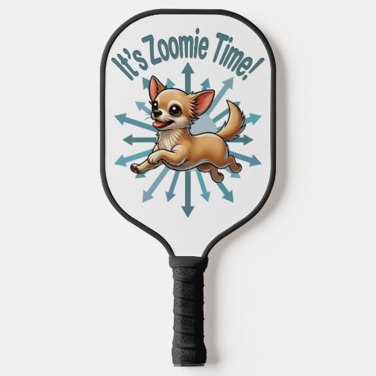 Het is Zoomie Time Chihuahua Pickleball Paddle (Voorkant)