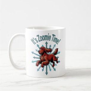 Het is Zoomie Time Irish Setter Koffiemok