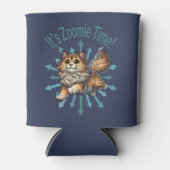 Het is Zoomie Time Noorse Boskat Blikjeskoeler (Voorkant)