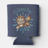 Het is Zoomie Time Noorse Boskat Blikjeskoeler (Achterkant)