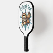 Het is Zoomie Time Noorse Boskat Pickleball Paddle (Links)