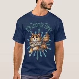 Het is Zoomie Time Noorse Boskat T-shirt
