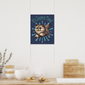 Het is Zoomie Time Persian Cat Poster (Keuken)
