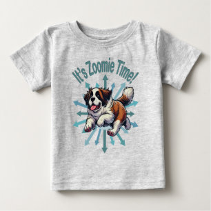 Het is Zoomie Time Saint Bernard